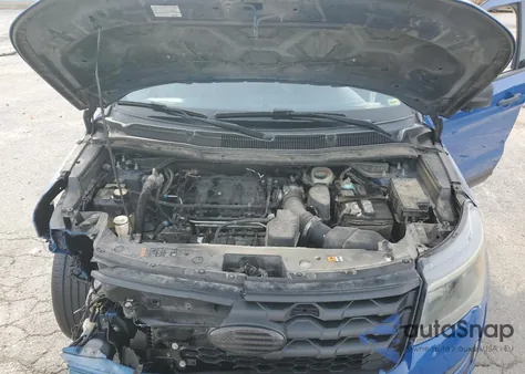 2017 Ford Explorer Police Interceptor из США, поврежденный, VIN 1FM5K8AR5HGA36826